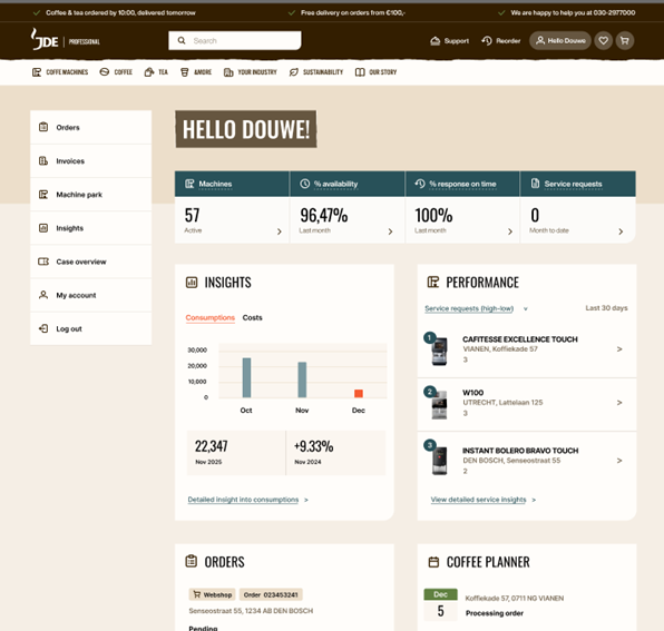 Mit JDE Dashboard DK