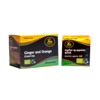 The Tea Company Grøn Ceylon brevte, Ingefær og Appelsin